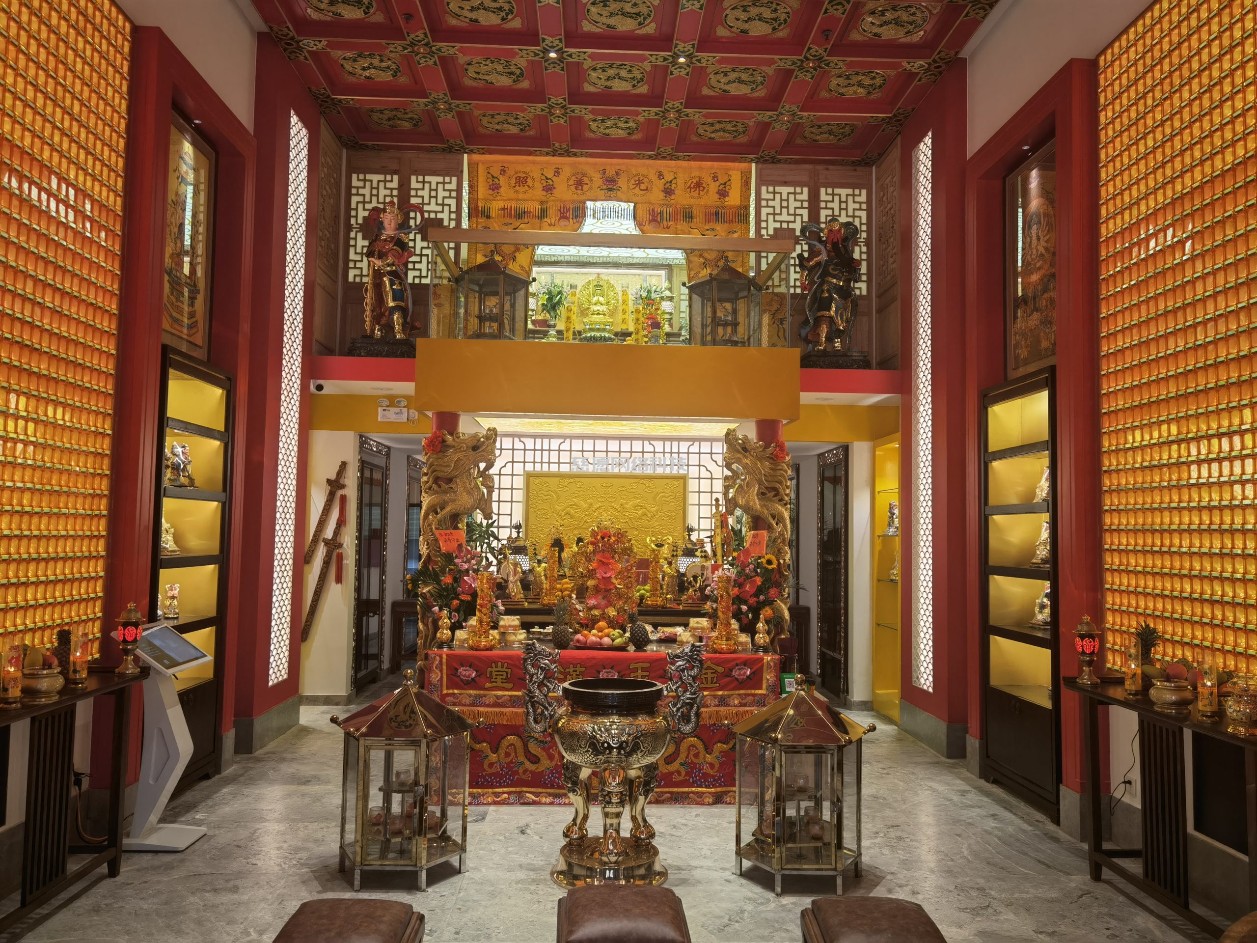 財神殿萬佛墻|上下兩層僅100平，萬神駐蹕，氣勢恢宏！