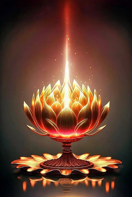 智能蓮花燈